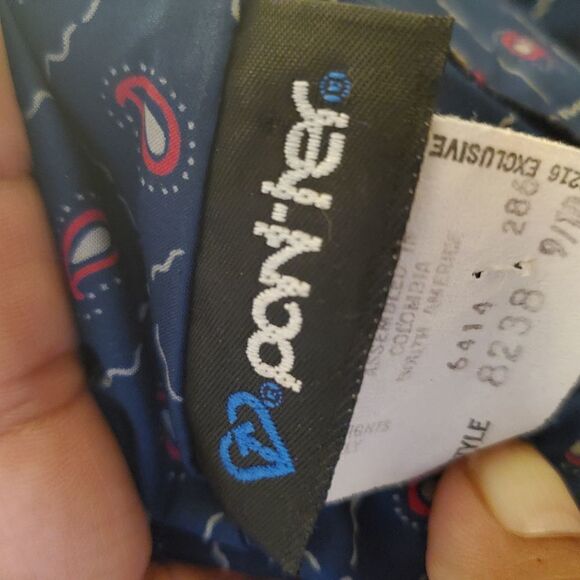 Pan-ter VTG High Neck Paisley Blouse Size 9/10 (Large) - Picture 12 of 12